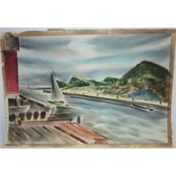 OKERBLOOM, C. WATERCOLOR PAINTING