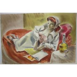 OKERBLOOM, C. DOUBLE-SIDED PAINTING