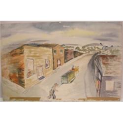 OKERBLOOM, C. (ATTRIB.) DOUBLE-SIDED PAINTING