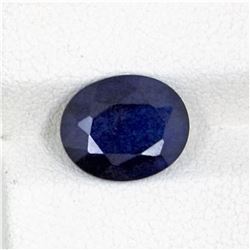 4.23 ct  Blue Sapphire Oval Cut