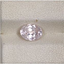 1.51ct Morganite oval cut