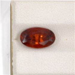 3.30ct Malaya Garnet Oval Cut