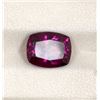 Image 1 : 4.27ct Raspberry Garnet Emerald Cut
