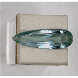 10.24ct Aquamarine Long Pear Cut