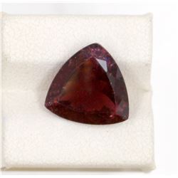 5.92ct Pink Tourmaline Trillion Cut