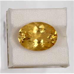 8.55ct Natural citrine oval cut