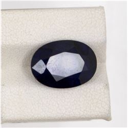 7.08ct  Blue Sapphire Oval Cut