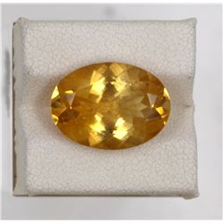 8.06ct Natural citrine oval cut