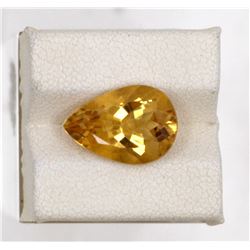 4.49ct Natural citrine pear Cut