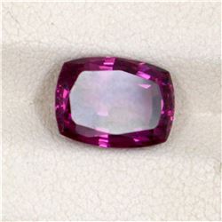 3.97ct Raspberry Garnet Emerald Cut
