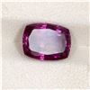 Image 1 : 3.97ct Raspberry Garnet Emerald Cut