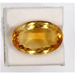 14.29ct Natural citrine oval cut