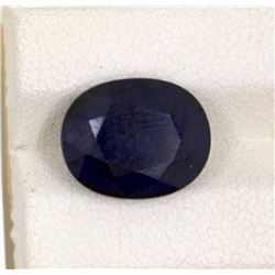7.89ct  Blue Sapphire Oval Cut