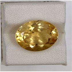 8.40ct Natural citrine oval cut
