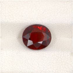 3.33ct Malaya Garnet Oval Cut