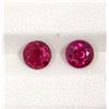 Image 1 : 1.56ct Rubellite match pair round cut