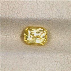 1ct Yellow Sapphire Emerald Cut