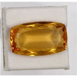 13.19ct Natural citrine emerald cut