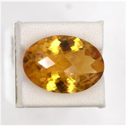 17.99ct Natural citrine Oval Cut