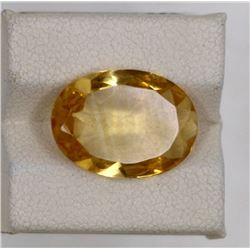 5.55ct Natural citrine oval cut