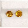 Image 1 : 1.07ct Yellow Tourmaline Match Pair Round Cut