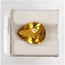 7.95ct Natural citrine pear Cut