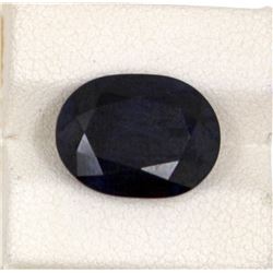 8.89ct  Sapphire Blue Oval Cut
