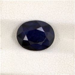 4.04ct  Blue Sapphire Oval Cut