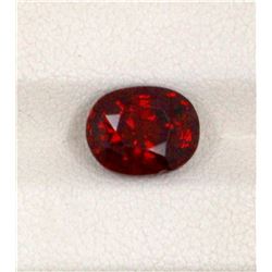 3.29ct Malaya Garnet Oval Cut