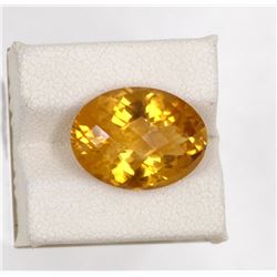 8.50ct Natural citrine Oval Cut