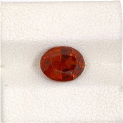 2.24ct Malaya Garnet Oval Cut