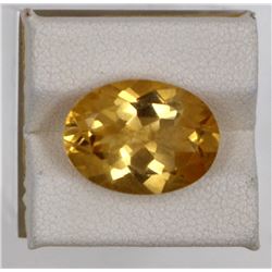 8.06ct Natural citrine oval cut