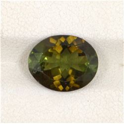4.15ct Green Tourmaline Oval Cut