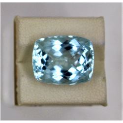 14.19ct Aquamarine Cushion Cut