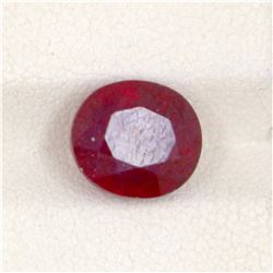 4.92ct  Ruby Oval Cut