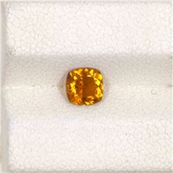 0.57ct Yellow Tourmaline Cushion Cut
