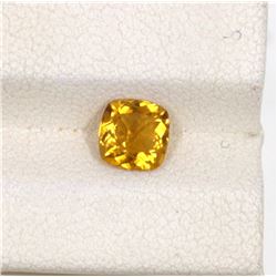 0.78ct Yellow Tourmaline Cushion Cut