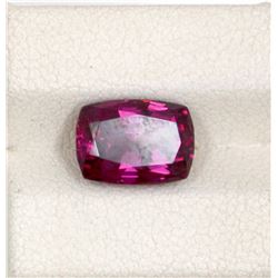 3.98ct Raspberry Garnet Emerald Cut