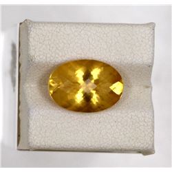 5.09ct Natural citrine oval cut