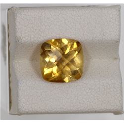 3.48ct Natural cushion cut