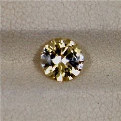 1.10ct Yellow Sapphire Round Cut