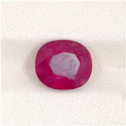 4.53ct  Ruby Oval/Cushion Cut