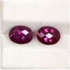 Image 1 : 2.72ct Rubellite match pair oval cut