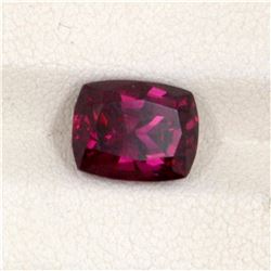 4.22ct Raspberry Garnet Cushion Cut