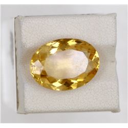8.88ct Natural citrine oval cut