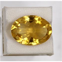 13.68ct Natural citrine oval cut