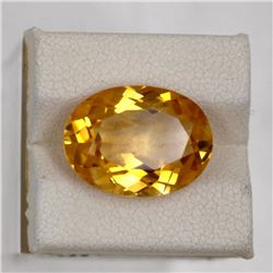 8.67ct Natural citrine oval cut