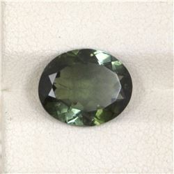 4.04ct Green Tourmaline Oval Cut