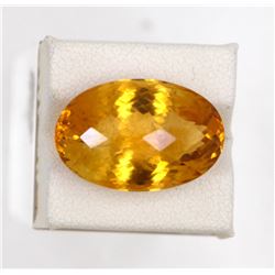 17.67ct Natural citrine oval cut
