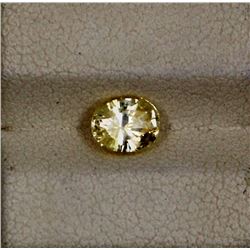 1.13ct Yellow Sapphire Oval Cut